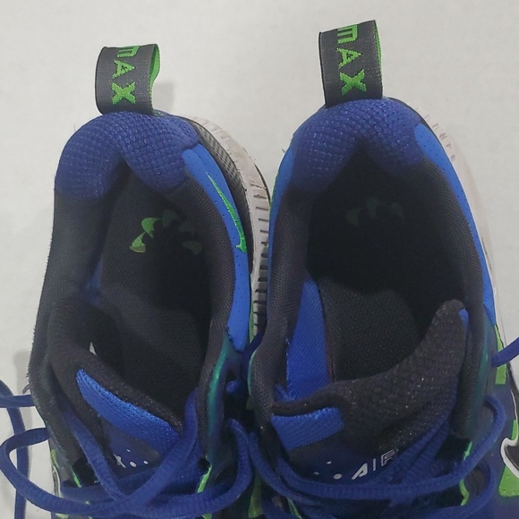 Air Max Men's Genome Dark Royal Blue Green Strike Sneakers Size 8.5 DC9410-400 - Picture 6 of 6